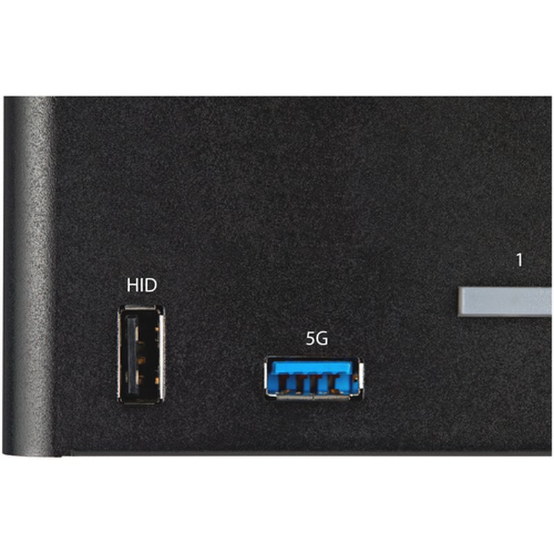 StarTech.com Switch Conmutador KVM de 2 Puertos DisplayPort 1.2 para 4 Monitores - DP HDR UHD 4K de 60Hz - Hub Ladrón de 2 Puertos USB 3.0 (5Gbps) - 4 Puertos USB 2.0 HID - Audio - Hotkeys - Imagen 6