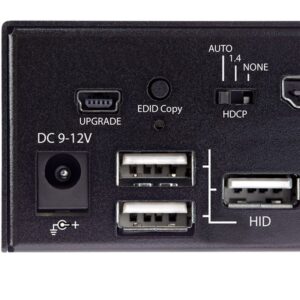 StarTech.com Switch Conmutador KVM de 2 Puertos HDMI 2.0 4K para 1 Monitor - Vídeo de 4K y 60Hz Ultra HD - HDR - Hub Ladrón USB 3.0 de 2 Puertos y 4 Puertos USB 2.0 HID - Audio - HotKey - TAA StarTech.com Switch Conmutador KVM de 2 Puertos HDMI 2.0 4K para 1 Monitor - Vídeo de 4K y 60Hz Ultra HD - HDR - Hub Ladrón USB 3.0 de 2 Puertos y 4 Puertos USB 2.0 HID - Audio - HotKey - TAA