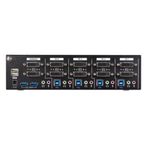 StarTech.com Switch Conmutador KVM de 4 Puertos DVI con Enlace Doble y Vídeo Doble - 4K 60Hz - KVM que Cumple con TAA StarTech.com Switch Conmutador KVM de 4 Puertos DVI con Enlace Doble y Vídeo Doble - 4K 60Hz - KVM que Cumple con TAA