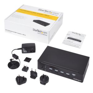 StarTech.com Switch Conmutador KVM de 4 Puertos HDMI 1080p con USB 3.0 StarTech.com Switch Conmutador KVM de 4 Puertos HDMI 1080p con USB 3.0