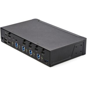 StarTech.com Switch Conmutador KVM de 4 Puertos HDMI 2.0 4K para 1 Monitor - Vídeo de 4K y 60Hz Ultra HD - HDR - Hub Ladrón USB 3.0 de 2 Puertos y 4 Puertos USB 2.0 HID - Audio - HotKey - TAA StarTech.com Switch Conmutador KVM de 4 Puertos HDMI 2.0 4K para 1 Monitor - Vídeo de 4K y 60Hz Ultra HD - HDR - Hub Ladrón USB 3.0 de 2 Puertos y 4 Puertos USB 2.0 HID - Audio - HotKey - TAA