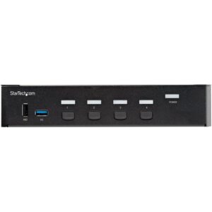 StarTech.com Switch Conmutador KVM de 4 Puertos HDMI 2.0 4K para 1 Monitor - Vídeo de 4K y 60Hz Ultra HD - HDR - Hub Ladrón USB 3.0 de 2 Puertos y 4 Puertos USB 2.0 HID - Audio - HotKey - TAA StarTech.com Switch Conmutador KVM de 4 Puertos HDMI 2.0 4K para 1 Monitor - Vídeo de 4K y 60Hz Ultra HD - HDR - Hub Ladrón USB 3.0 de 2 Puertos y 4 Puertos USB 2.0 HID - Audio - HotKey - TAA
