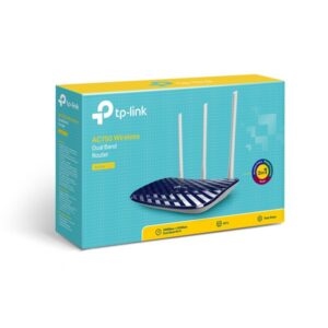 TP-Link AC750 router inalámbrico Ethernet rápido Doble banda (2,4 GHz / 5 GHz) 4G Negro, Blanco