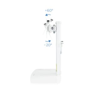 TooQ DB1127TN-W soporte para monitor 68,6 cm (27") Blanco Escritorio