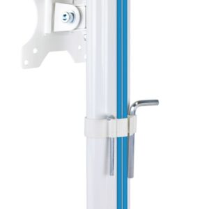 TooQ DB1127TN-W soporte para monitor 68,6 cm (27") Blanco Escritorio