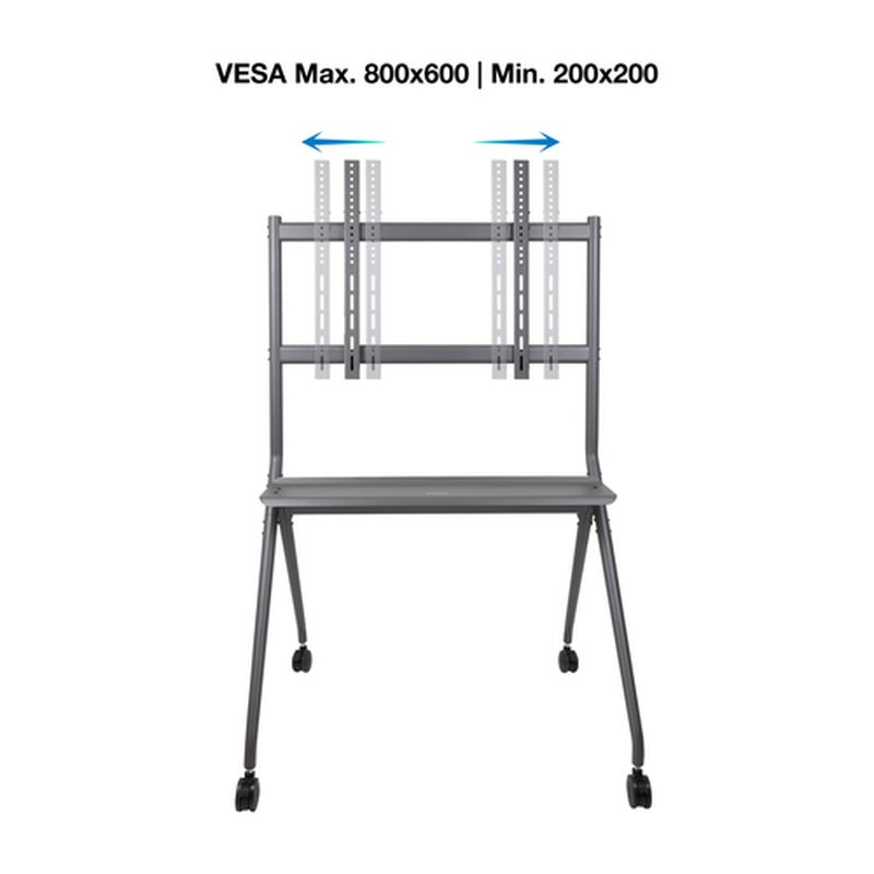 TooQ iSTAND Soporte de Suelo con Ruedas para Pantallas 50"- 86", Gris TooQ iSTAND Soporte de Suelo con Ruedas para Pantallas 50"- 86", Gris - Imagen 2