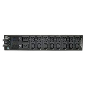 Tripp Lite ATS / PDU Monofásico Controlable de 7.4kW, Compatible con el TAA, Tomacorrientes de 230V (16 C13 y 2 C19), 2 Cables IEC-309 32A Azul, 2U para instalación en rack