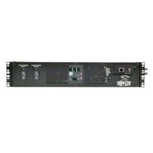Tripp Lite ATS / PDU Monofásico Controlable de 7.4kW, Compatible con el TAA, Tomacorrientes de 230V (16 C13 y 2 C19), 2 Cables IEC-309 32A Azul, 2U para instalación en rack