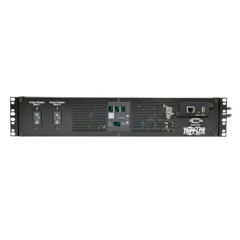 Tripp Lite ATS / PDU Monofásico Controlable de 7.4kW, Compatible con el TAA, Tomacorrientes de 230V (16 C13 y 2 C19), 2 Cables IEC-309 32A Azul, 2U para instalación en rack - Imagen 4