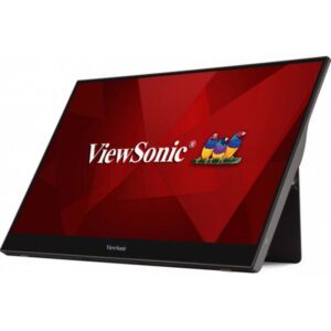 Viewsonic TD1655 pantalla para PC 39,6 cm (15.6") 1920 x 1080 Pixeles Full HD LED Pantalla táctil Multi-usuario Negro, Plata