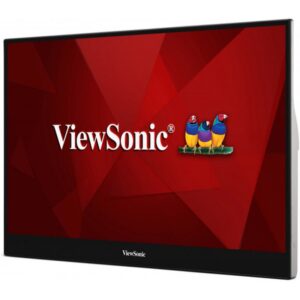 Viewsonic TD1655 pantalla para PC 39,6 cm (15.6") 1920 x 1080 Pixeles Full HD LED Pantalla táctil Multi-usuario Negro, Plata