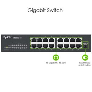 Zyxel GS1100-16 No administrado Gigabit Ethernet (10/100/1000)