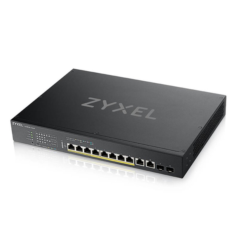 Zyxel XS1930-12HP-ZZ0101F switch Gestionado L3 10G Ethernet (100/1000/10000) Energía sobre Ethernet (PoE) Negro - Imagen 4