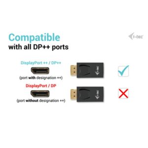 i-tec Passive DisplayPort to HDMI Adapter (max 4K/30Hz)