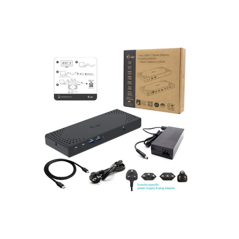 i-tec USB-C Triple Display Docking Station Gen 2 + Power Delivery 100W i-tec USB-C Triple Display Docking Station Gen 2 + Power Delivery 100W - Imagen 3