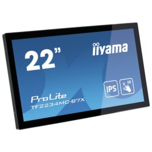 iiyama ProLite TF2234MC-B7X pantalla para PC 54,6 cm (21.5") 1920 x 1080 Pixeles Full HD LED Pantalla táctil Multi-usuario Negro