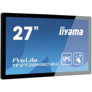 iiyama ProLite TF2738MSC-B2 pantalla para PC 68,6 cm (27") 1920 x 1080 Pixeles Full HD LED Pantalla táctil Multi-usuario Negro