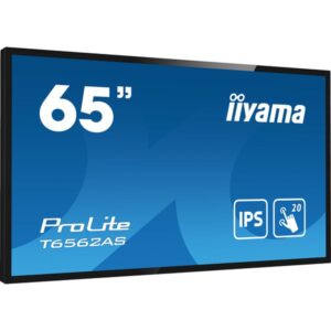 Alternative view of iiyama T6562AS-B1 pantalla de señalización Panel plano interactivo 163,8 cm (64.5") IPS 500 cd / m² 4K Ultra HD Negro Pantalla táctil Procesador incorporado Android 8.0 24/7