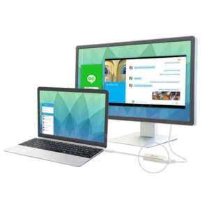 j5create JCA111 Adaptador gráfico USB 1920 x 1080 Pixeles Aluminio, Blanco