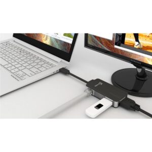 j5create JUA370 Adaptador gráfico USB 2048 x 1152 Pixeles Negro