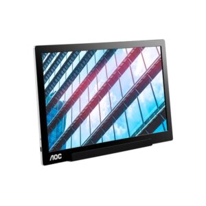 AOC 01 Series I1601P pantalla para PC 39,6 cm (15.6") 1920 x 1080 Pixeles Full HD LED Plata, Negro