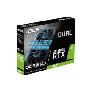 ASUS Dual -RTX3050-O8G-V2 NVIDIA GeForce RTX 3050 8 GB GDDR6 ASUS Dual -RTX3050-O8G-V2 NVIDIA GeForce RTX 3050 8 GB GDDR6