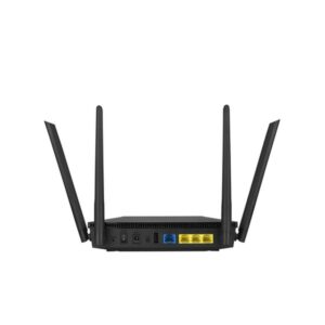 Alternative view of ASUS RT-AX53U router inalámbrico Gigabit Ethernet Doble banda (2,4 GHz / 5 GHz) 4G Negro