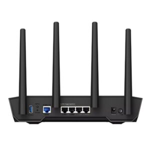 ASUS TUF-AX4200 router inalámbrico Gigabit Ethernet Doble banda (2,4 GHz / 5 GHz) Negro