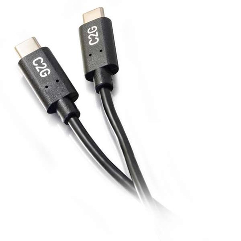 C2G CABLE USB-C 2.0 MACHO A MACHO (3 A) 1,8 M C2G CABLE USB-C 2.0 MACHO A MACHO (3 A) 1,8 M - Imagen 2