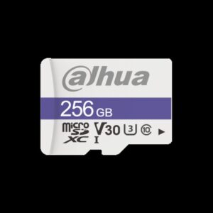 DAHUA MICROSD 256GB MICROSD CARD, READ SPEED UP TO 95 MB/S, WRITE SPEED UP TO 45 MB/S, SPEED CLASS C10, U3, V30, TBW 40TB (DHI-TF-C100/256GB)