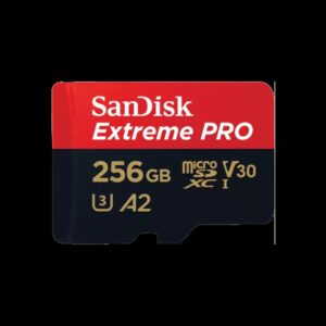 Ext PRO microSDXC 256GB+SD 200MB/s