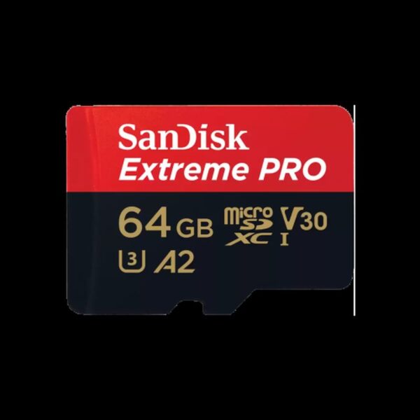 Ext PRO microSDXC 64GB+SD 200MB/s
