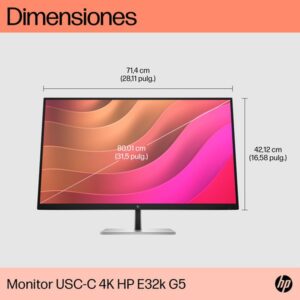 HP E32k G5 4K USB-C Monitor HP E32k G5 4K USB-C Monitor