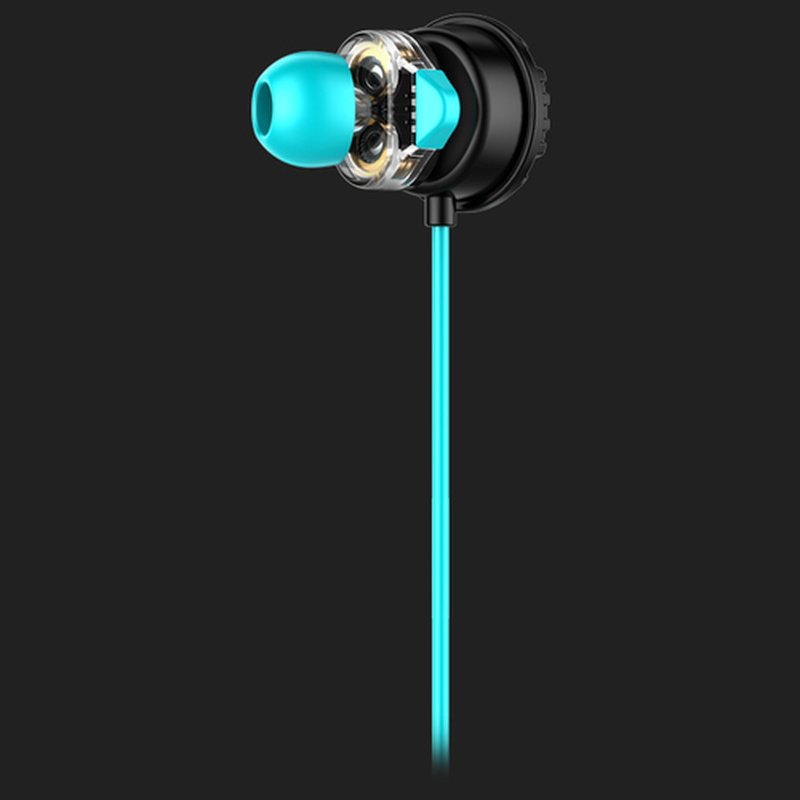 Hiditec Taiko Auriculares Alámbrico Dentro de oído Juego Negro, Turquesa - Imagen 7