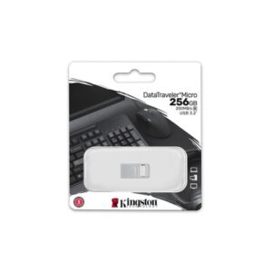 Kingston Technology DataTraveler Micro unidad flash USB 256 GB USB tipo A 3.2 Gen 1 (3.1 Gen 1) Plata Kingston Technology DataTraveler Micro unidad flash USB 256 GB USB tipo A 3.2 Gen 1 (3.1 Gen 1) Plata