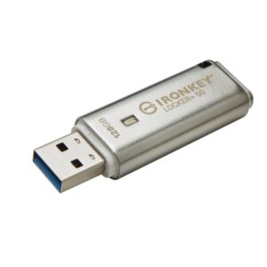 Kingston Technology IronKey Locker+ 50 unidad flash USB 128 GB USB tipo A 3.2 Gen 1 (3.1 Gen 1) Plata Kingston Technology IronKey Locker+ 50 unidad flash USB 128 GB USB tipo A 3.2 Gen 1 (3.1 Gen 1) Plata