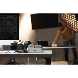 Kingston Technology Workflow SD Reader Negro, Plata