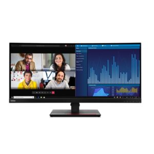 Lenovo ThinkVision P34w-20 LED display 86,7 cm (34.1") 3440 x 1440 Pixeles Wide Quad HD Negro