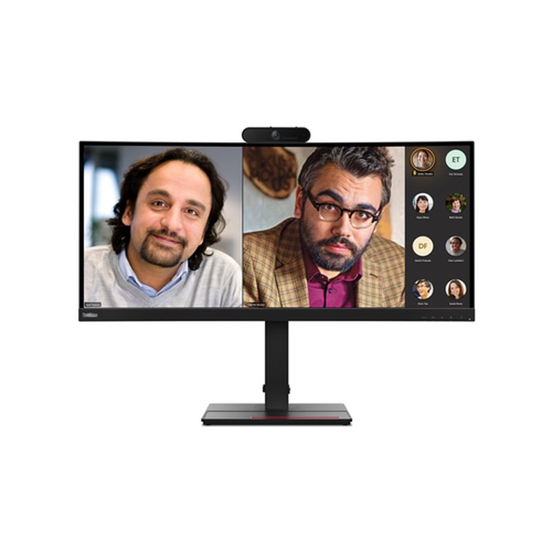 Lenovo ThinkVision P34w-20 LED display 86,7 cm (34.1") 3440 x 1440 Pixeles Wide Quad HD Negro - Imagen 9