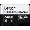 Lexar High-Endurance 64 GB MicroSDXC UHS-I Clase 10