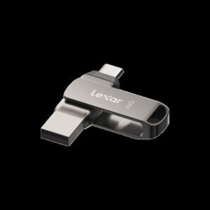 Lexar JumpDrive LJDD400064G-BNQNG unidad flash USB 64 GB USB Tipo C 3.2 Gen 1 (3.1 Gen 1) Gris