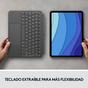 Logitech Combo Touch Gris Smart Connector QWERTY Español