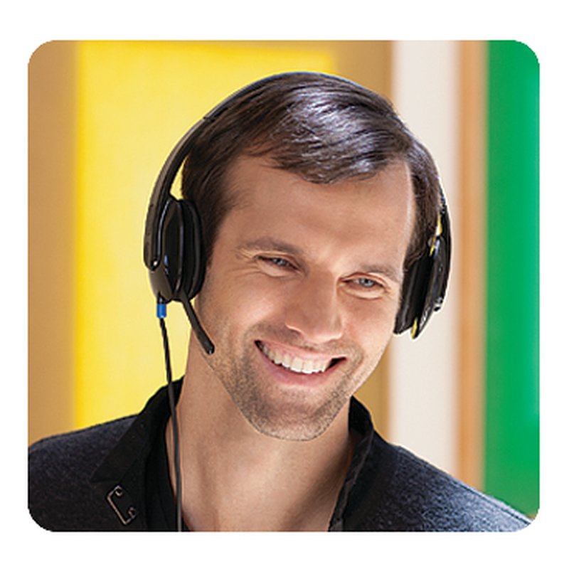 Logitech H540 USB Computer Headset Auriculares Alámbrico Diadema Oficina/Centro de llamadas USB tipo A Negro - Imagen 14