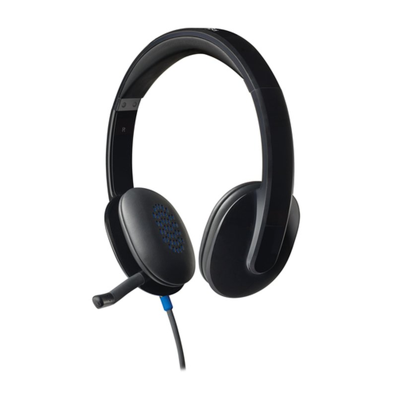 Logitech H540 USB Computer Headset Auriculares Alámbrico Diadema Oficina/Centro de llamadas USB tipo A Negro - Imagen 2