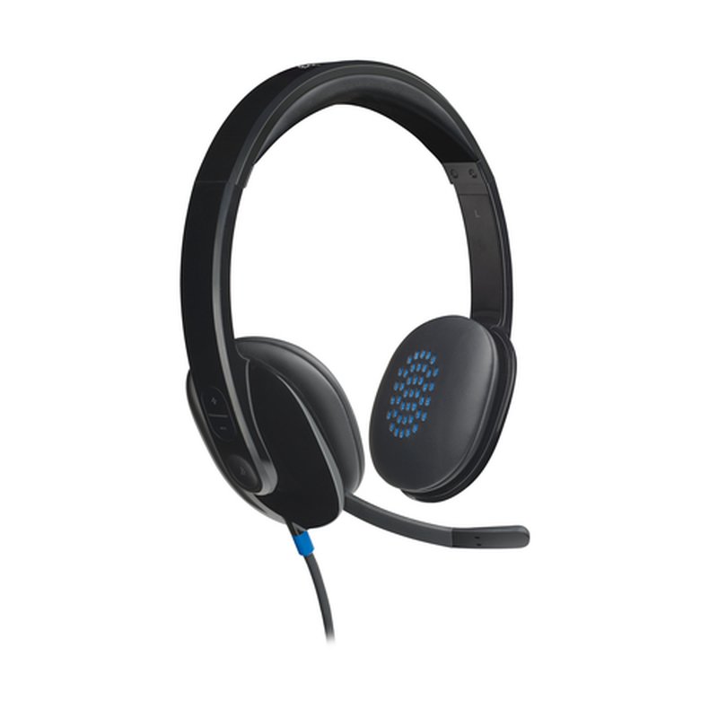 Logitech H540 USB Computer Headset Auriculares Alámbrico Diadema Oficina/Centro de llamadas USB tipo A Negro - Imagen 3