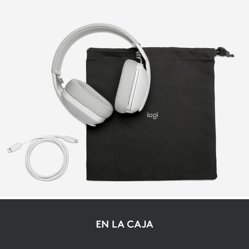Logitech Zone Vibe 100 Auriculares Inalámbrico Diadema Llamadas/Música Bluetooth Blanco - Imagen 10