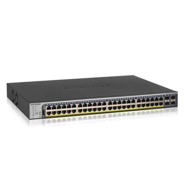NETGEAR GS752TP-300EUS switch Gestionado L2/L3/L4 Gigabit Ethernet (10/100/1000) Energía sobre Ethernet (PoE) 1U Negro