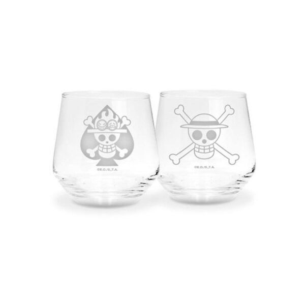 Pack 2 Vasos Abystyle One Piece