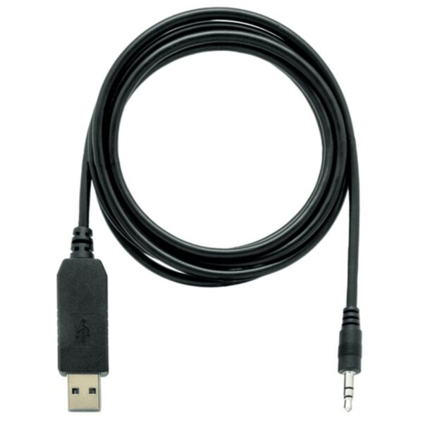 QNAP CAB-CONSOLE-UPJ-1M8 cable de audio 1,8 m 3,5mm USB Negro
