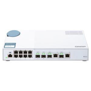 QNAP QSW-M408-2C switch Gestionado L2 10G Ethernet (100/1000/10000) Blanco QNAP QSW-M408-2C switch Gestionado L2 10G Ethernet (100/1000/10000) Blanco